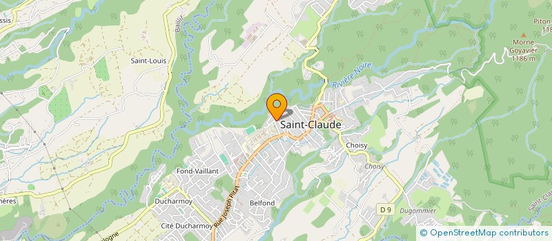 localisation de l'entreprise BA YO SON à SAINT-CLAUDE