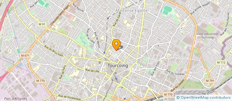 localisation de l'entreprise BA ZIQUE à TOURCOING