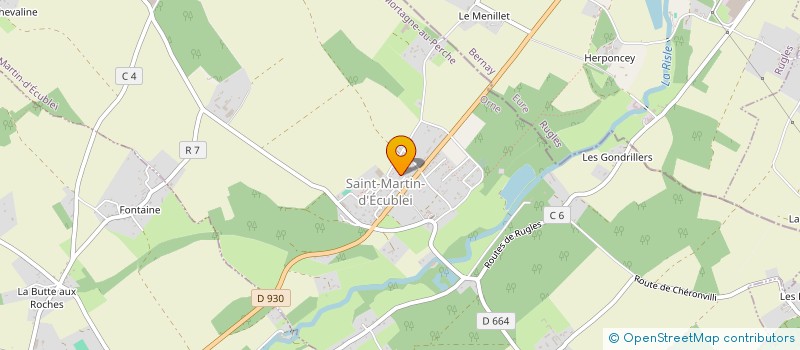localisation de l'entreprise BA2I à SAINT-OUEN-SUR-ITON