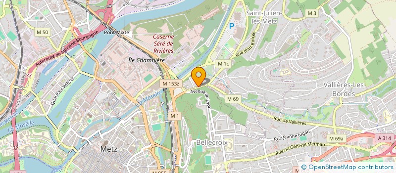 localisation de l'entreprise BA2L à SAINT-JULIEN-LES-METZ