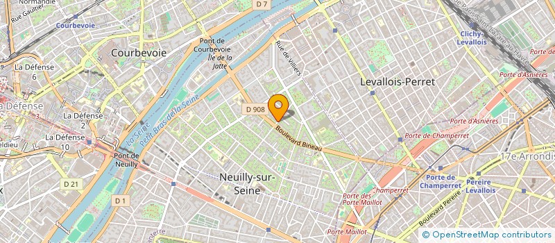 localisation de l'entreprise BA2T à NEUILLY-SUR-SEINE