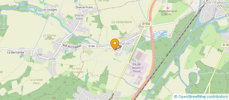 localisation de l'entreprise BA3 VALLEES  PASSEL