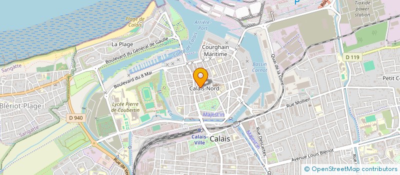 localisation de l'entreprise BA41  CALAIS