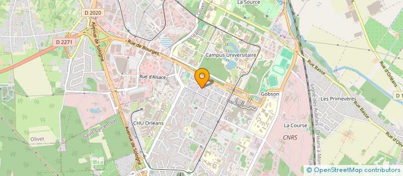 localisation de l'entreprise BA45  ORLEANS