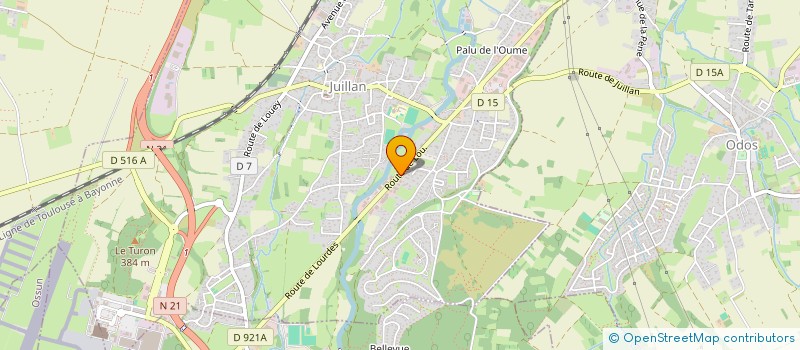 localisation de l'entreprise BA65  JUILLAN