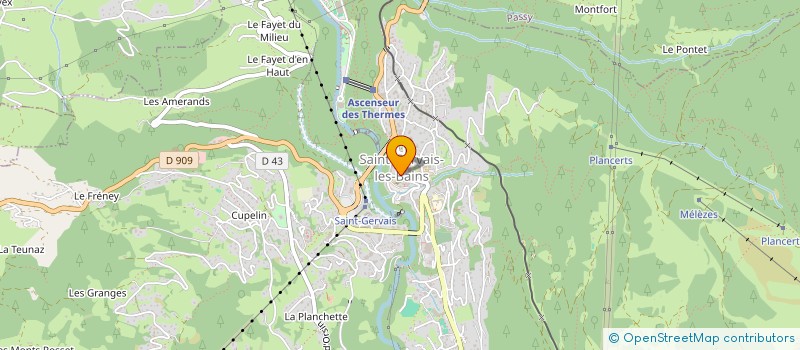 localisation de l'entreprise BAA  SAINT-GERVAIS-LES-BAINS