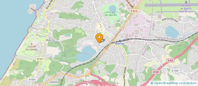 localisation de l'entreprise BAAAM  BIARRITZ