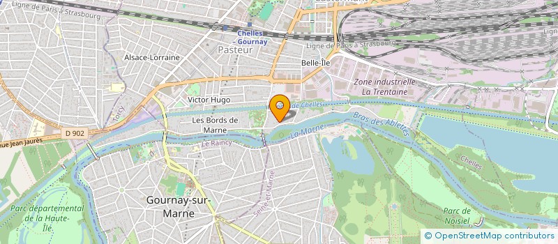 localisation de l'entreprise BAAC à CHELLES