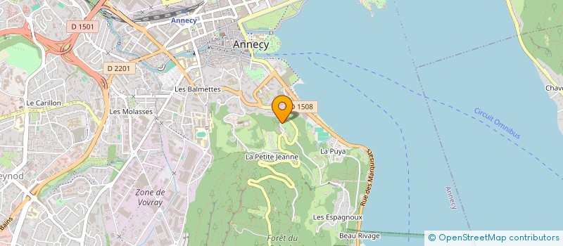 localisation de l'entreprise BAAD  ANNECY