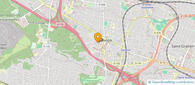 localisation de l'entreprise BAAHI  SANNOIS