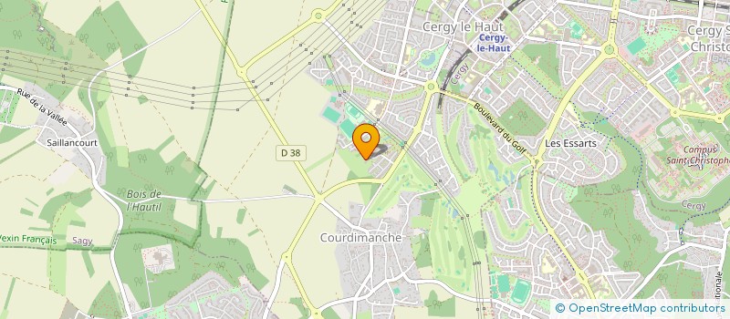 localisation de l'entreprise BAAKILI CONSULTING  COURDIMANCHE