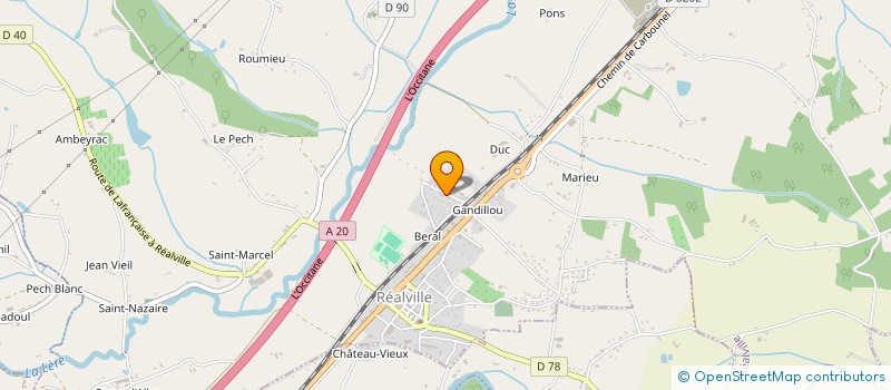 localisation de l'entreprise BAAL  REALVILLE