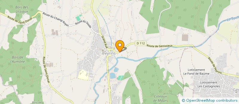 localisation de l'entreprise BAAL  PEYRINS