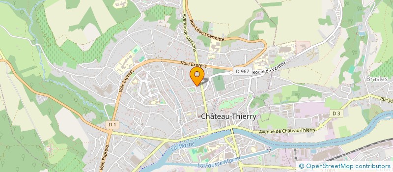 localisation de l'entreprise BAAL COMPAGNIE à CHATEAU-THIERRY