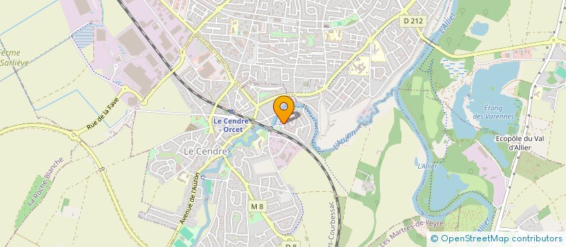 localisation de l'entreprise BAAM  LE CENDRE