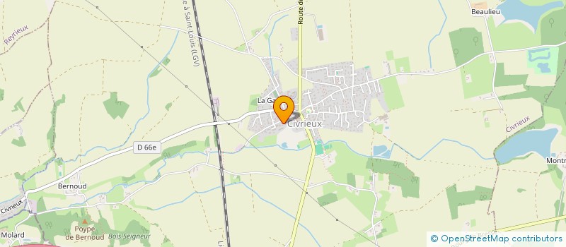 localisation de l'entreprise BAAM CAPITAL  CIVRIEUX