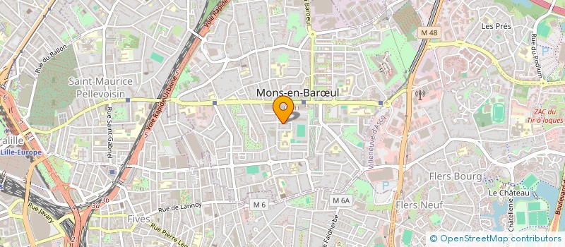 localisation de l'entreprise BAAN THIP à MONS-EN-BARŒUL
