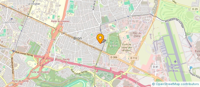 localisation de l'entreprise BAANCE CONSULTING  BRON