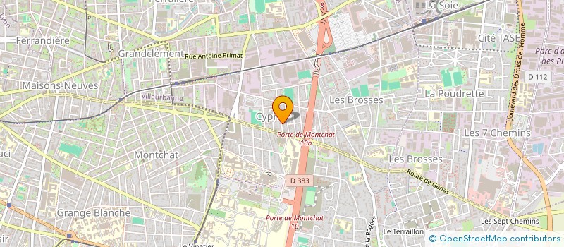 localisation de l'entreprise BAAP INVEST  VILLEURBANNE