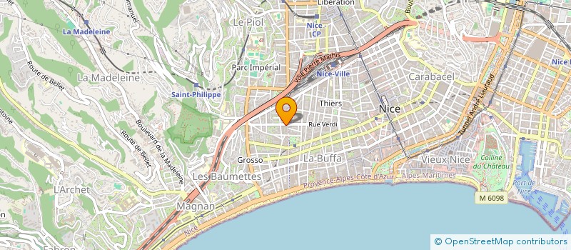 localisation de l'entreprise BAAR ET JERARI  NICE