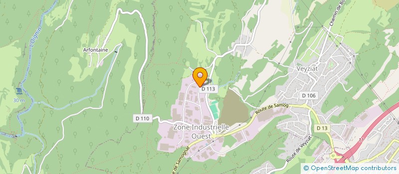 localisation de l'entreprise BAARS ET ASSOCIES à OYONNAX
