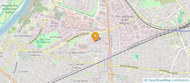 localisation de l'entreprise BAASEL LASERTECH FRANCE  SARTROUVILLE