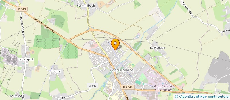 localisation de l'entreprise BAAZIZ PERE & FILS  PONT-A-MARCQ