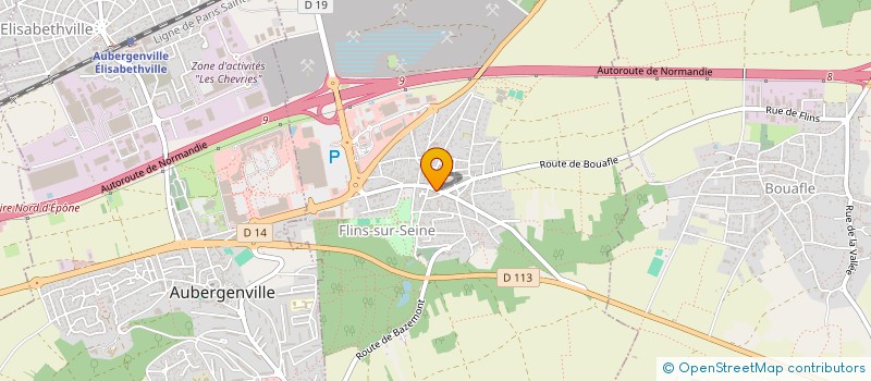 localisation de l'entreprise BAB  FLINS-SUR-SEINE