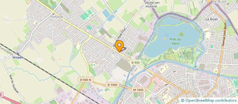 localisation de l'entreprise BAB  NIEPPE