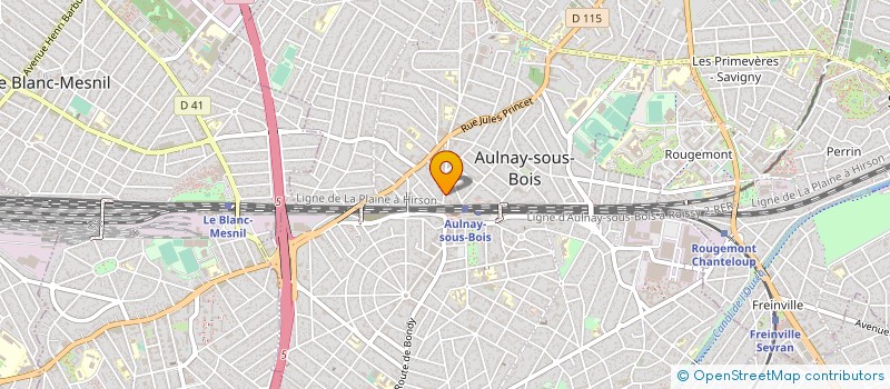 localisation de l'entreprise BAB à AULNAY-SOUS-BOIS