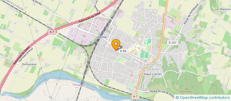 localisation de l'entreprise BAB  LIVRON-SUR-DROME