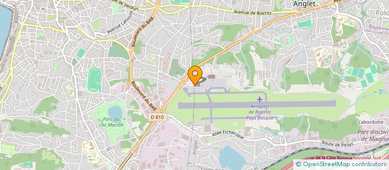 localisation de l'entreprise BAB DENTAIRE à ANGLET