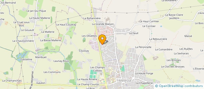 localisation de l'entreprise BAB HOUSE  MELESSE