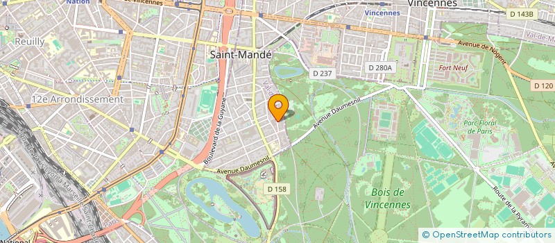 localisation de l'entreprise BAB INVEST HOLDING  SAINT MANDE