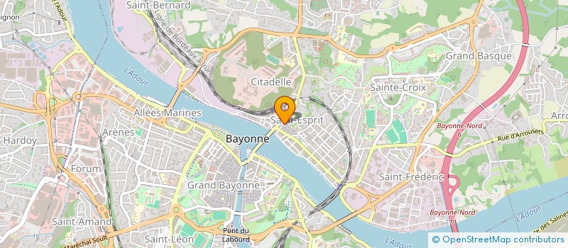 localisation de l'entreprise BAB LA RECYCLE'RIT à BAYONNE