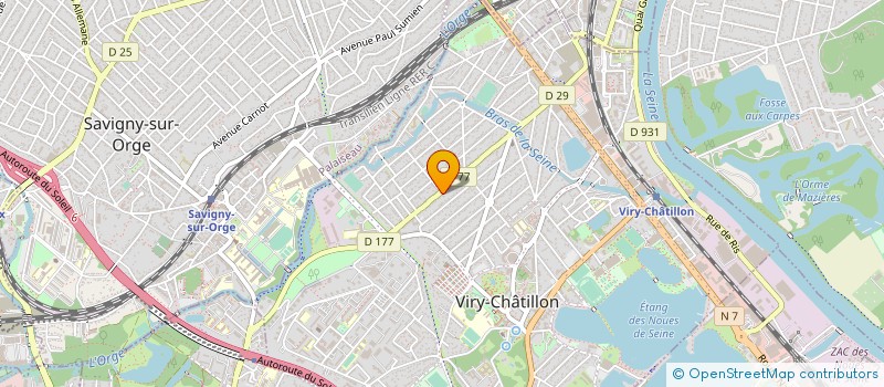 localisation de l'entreprise BAB LOCATION VEHICULES à VIRY-CHATILLON