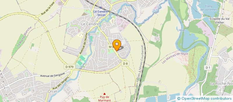 localisation de l'entreprise BAB MIL'FIT à LE CENDRE