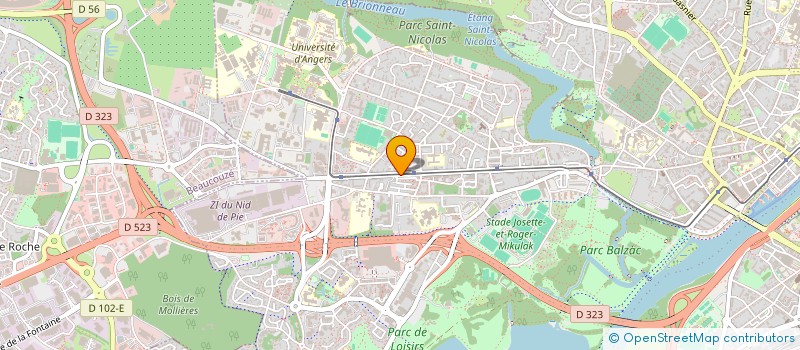 localisation de l'entreprise BAB NEGOCE à ANGERS