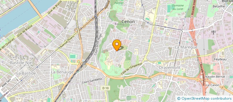 localisation de l'entreprise BAB'S HOLDING  CENON