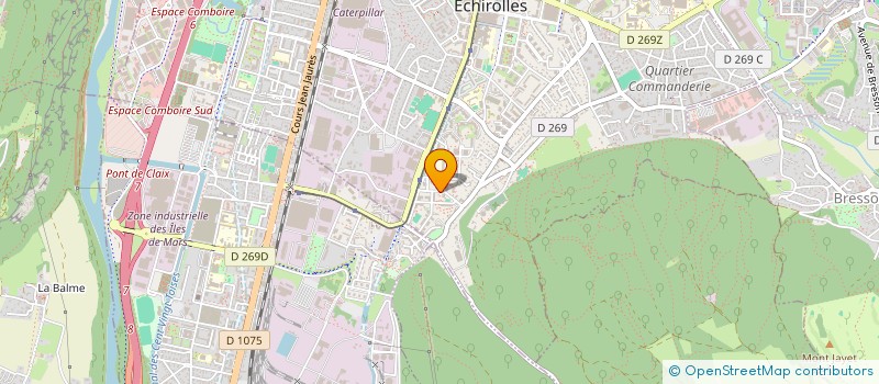 localisation de l'entreprise BAB SERVICES  ECHIROLLES