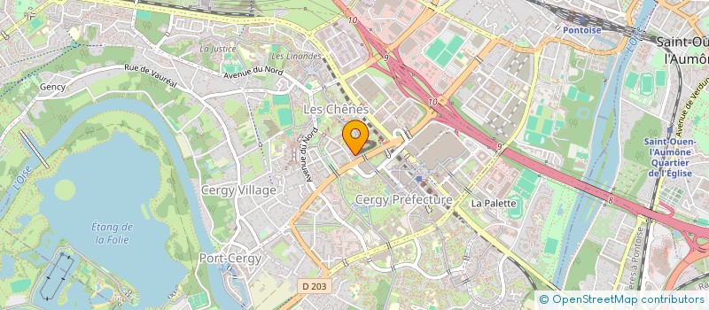 localisation de l'entreprise BAB.SYSTEMS  CERGY