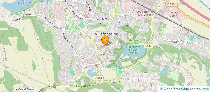 localisation de l'entreprise BAB TRANS  VILLEFONTAINE