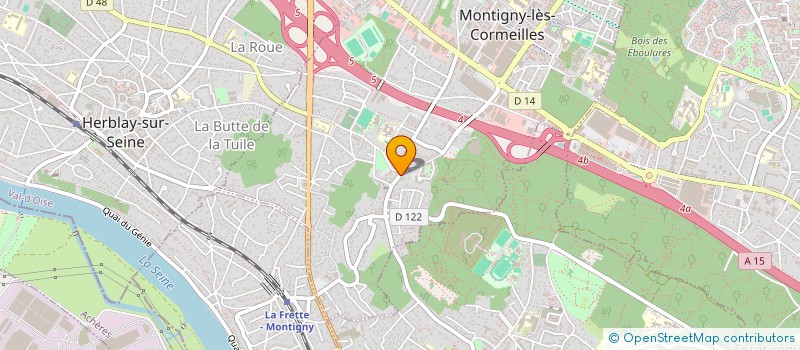 localisation de l'entreprise BAB TRANSPORTS à MONTIGNY-LES-CORMEILLES