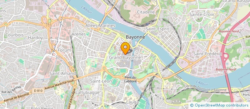 localisation de l'entreprise BAB VOYAGES  BAYONNE