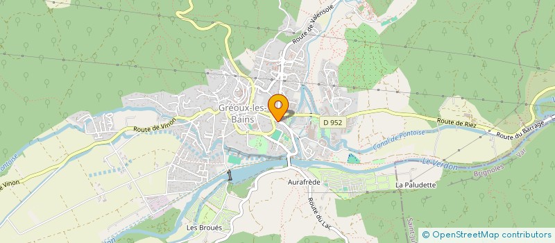 localisation de l'entreprise BABA  GREOUX-LES-BAINS