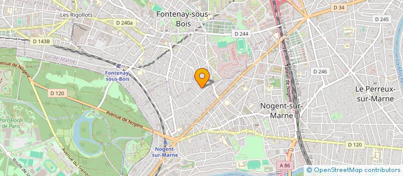 localisation de l'entreprise BABA  NOGENT-SUR-MARNE