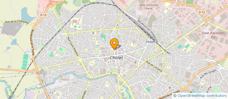 localisation de l'entreprise BABA à CHOLET