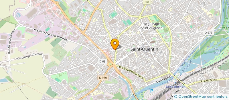 localisation de l'entreprise BABA AUTO à SAINT-QUENTIN