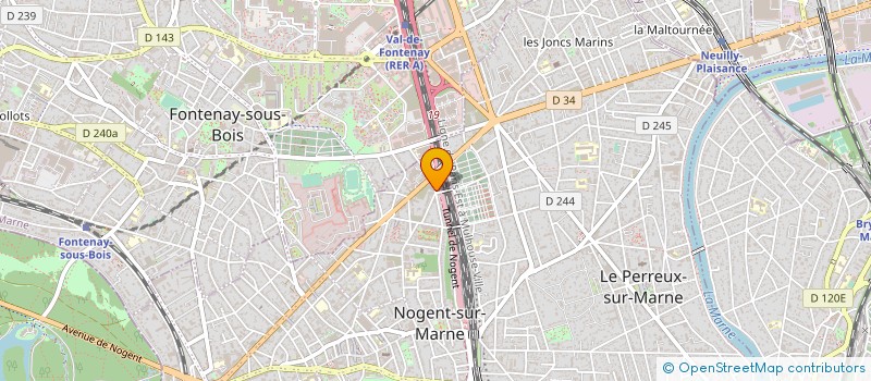 localisation de l'entreprise BABA EPICERIE à NOGENT-SUR-MARNE