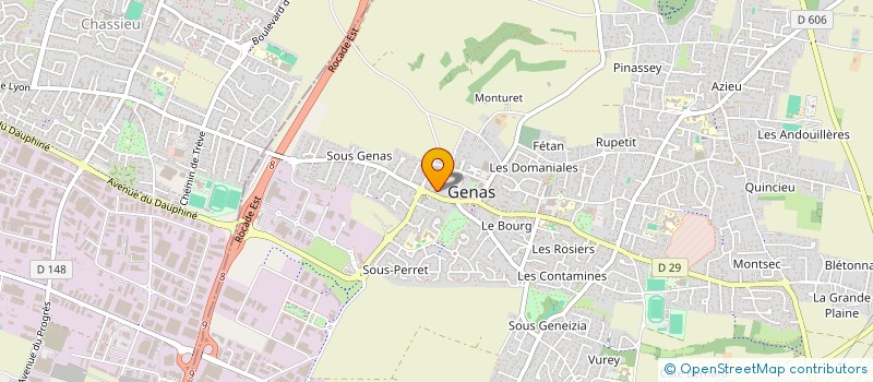localisation de l'entreprise BABA GROUPE à GENAS